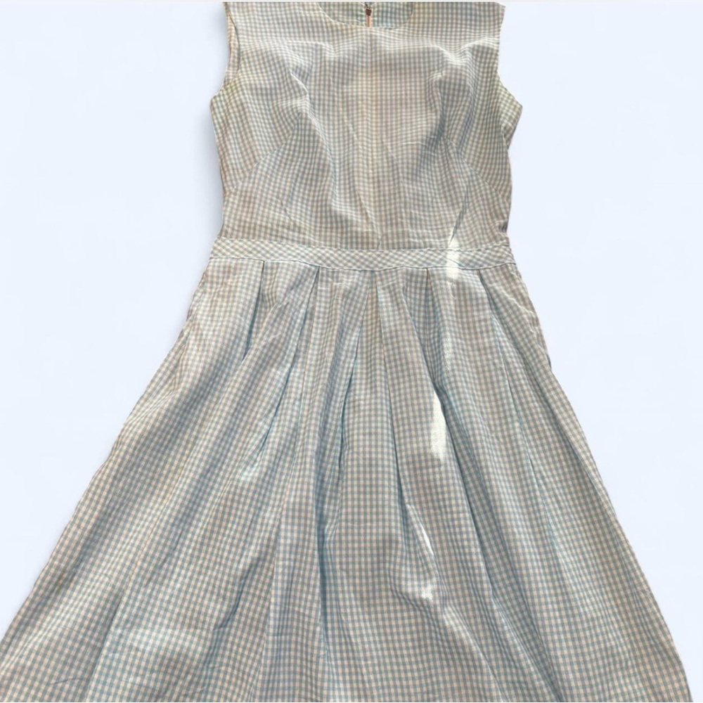 1950s gingham summer dress